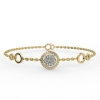 18 Karat Gold Timeless Elegance Diamond Bracelet - PGBRG28942