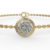 18 Karat Gold Timeless Elegance Diamond Bracelet - PGBRG28942