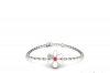 Bezzora Sparkle Daisy Bracelet (18k and 0.02CTS)