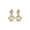 Celestial Ray Dangle Earrings (0.09 CT, 18K Gold) - PGERG32373