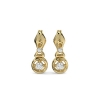 Halo of Light Diamond Earrings with 0.08 CTS and 18K gold